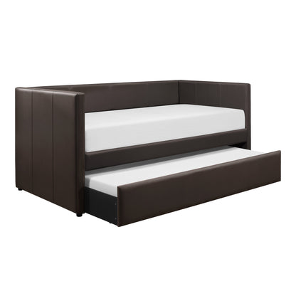 Adra Dark Brown Daybed with Trundle