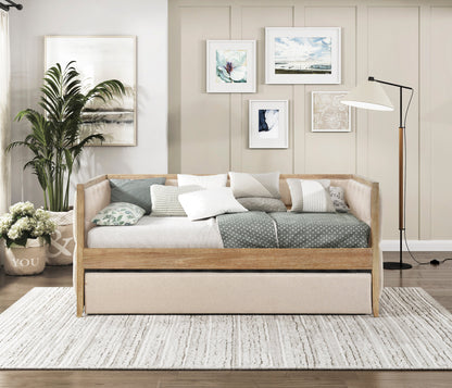 Roseburg Wire Brushed Natural Daybed with Trundle