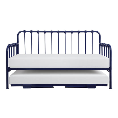 Constance Navy Blue Daybed With Lift-Up Trundle