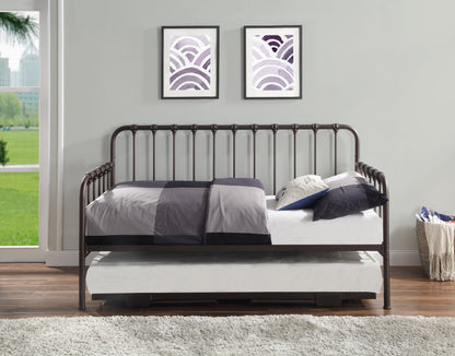 Constance Dark Bronze Daybed With Lift-Up Trundle