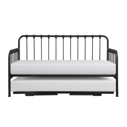 Constance Black Daybed With Lift-Up Trundle