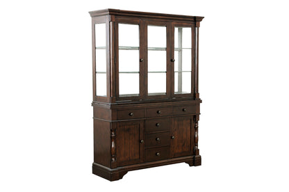 Yates Dark Oak Buffet & Hutch