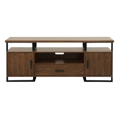 Sedley Walnut/Rustic Black TV Stand