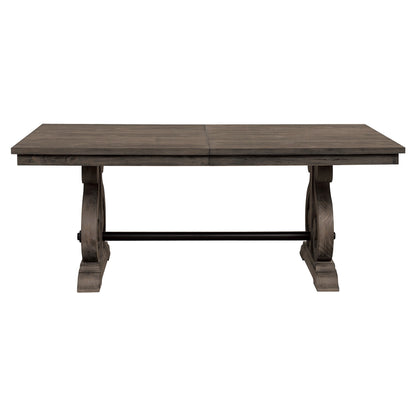 Toulon Dark Oak Extendable Dining Table