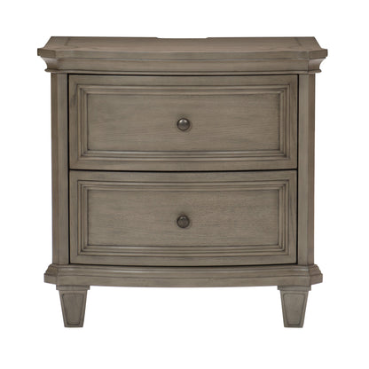 Vermillion Gray Cashmere Nightstand