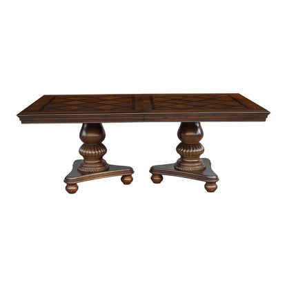 Lordsburg Brown Chery Extendable Dining Table