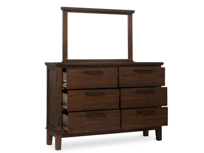 Watson Brown Upholstered Storage Panel Bedroom Set