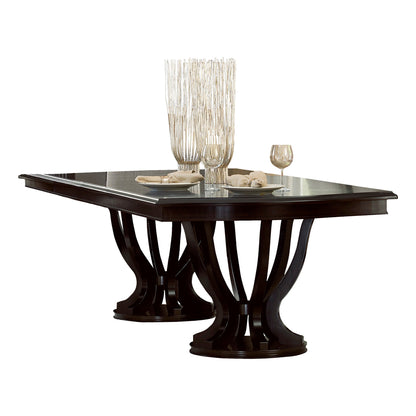 Savion Espresso Extendable Dining Set