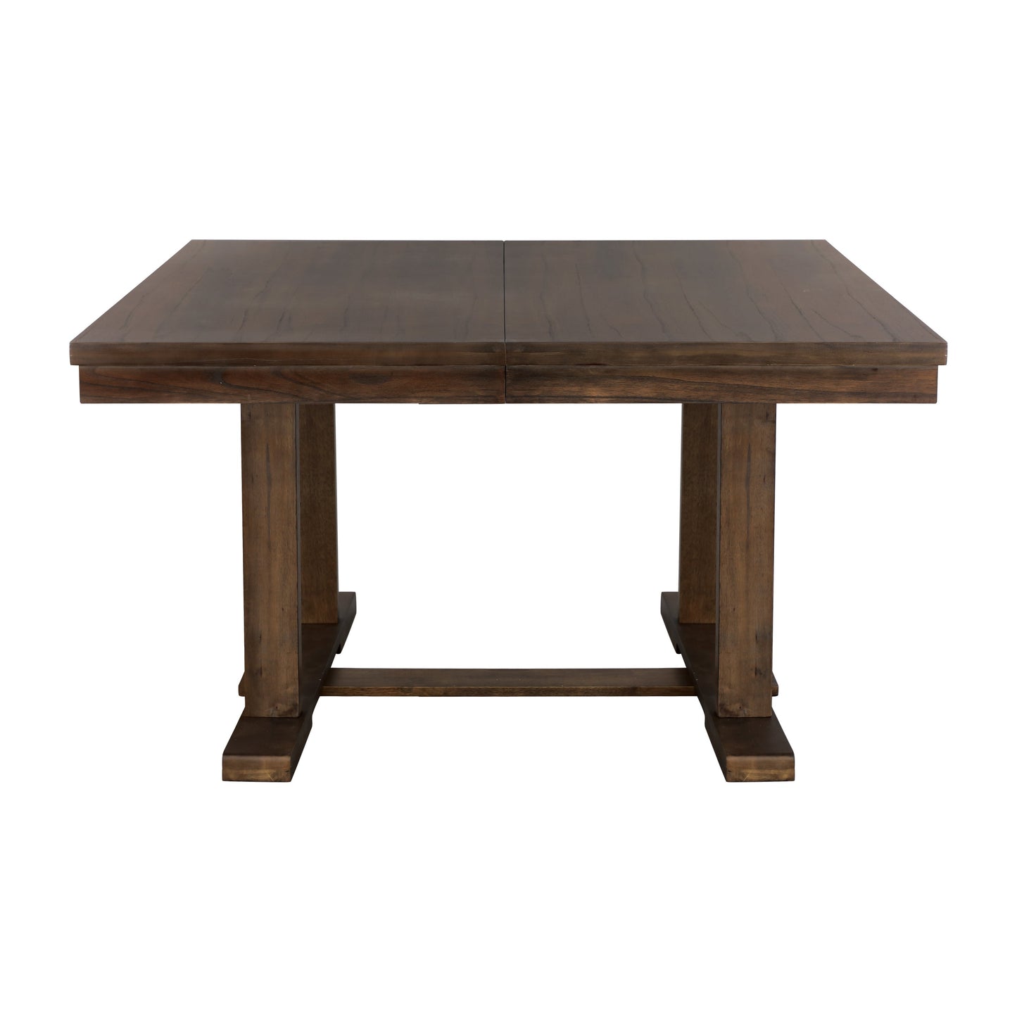 Wieland Rustic Brown Extendable Dining Set