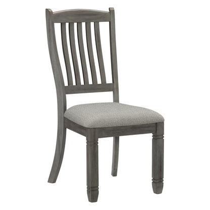 Granby Antique Gray Side Chair, Set of 2