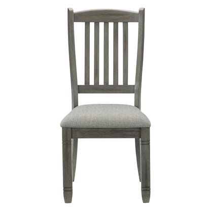 Granby Antique Gray Side Chair, Set of 2