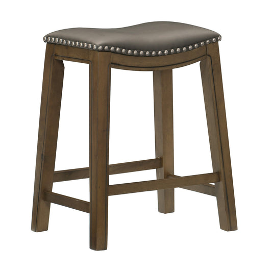 Ordway Gray/Brown Counter Height Stool, Gray