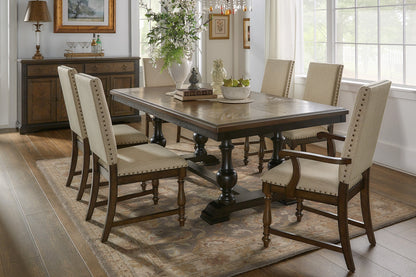 Stonington Brown Extendable Dining Set