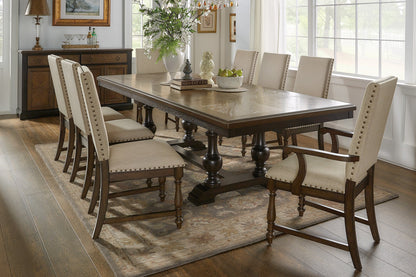 Stonington Brown Extendable Dining Set