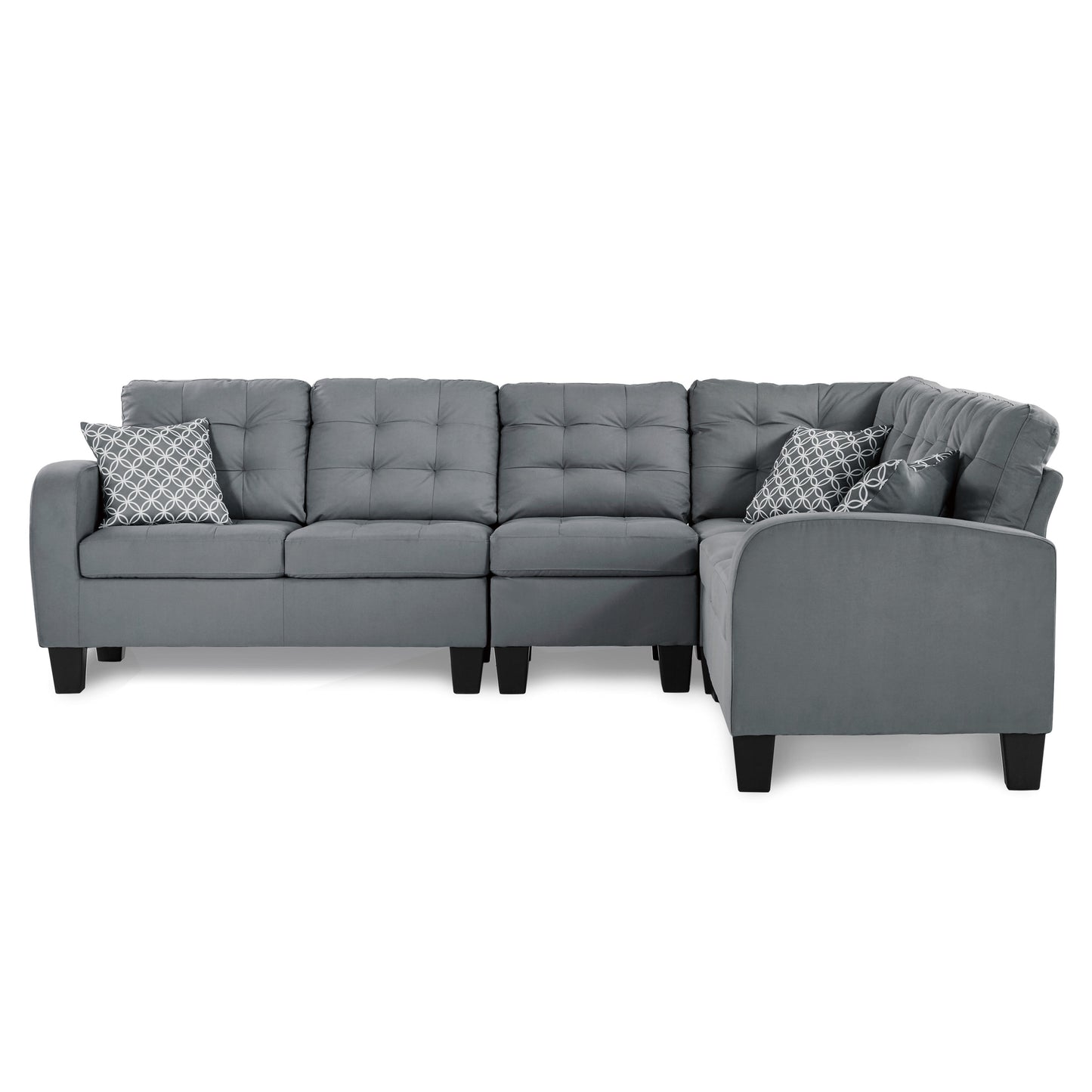 Sinclair Gray Reversible Sectional