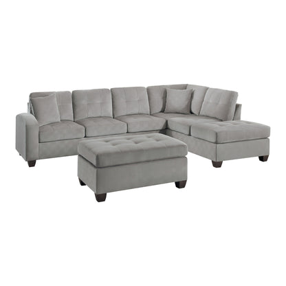 Emilio Taupe Reversible Sectional