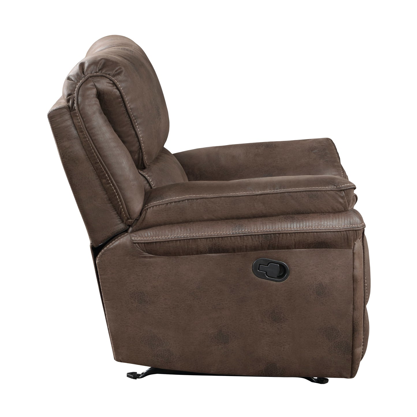 Proctor Brown Microfiber Rocker Reclining Chair