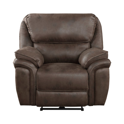 Proctor Brown Microfiber Power Reclining Chair