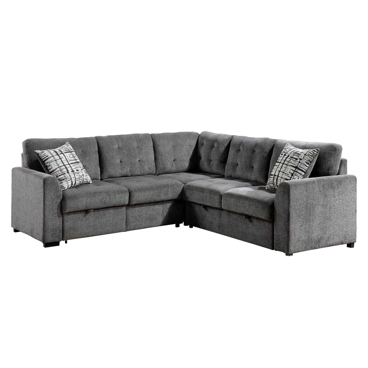 Lanning Gray Sleeper Sectional