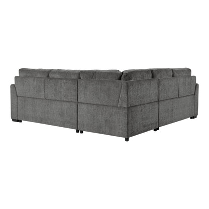 Lanning Gray Sleeper Sectional