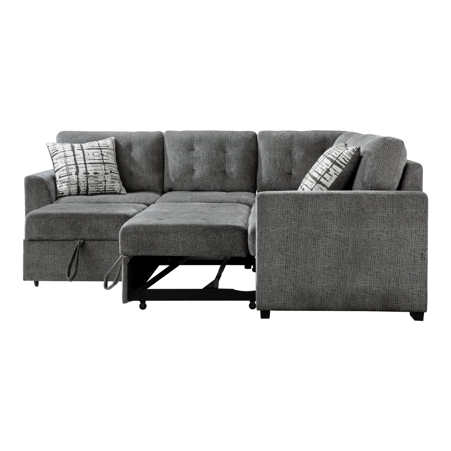 Lanning Gray Sleeper Sectional