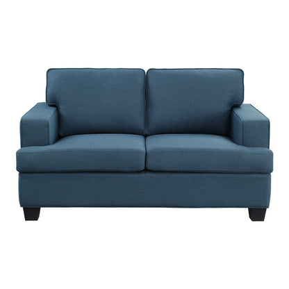 Elmont Blue Loveseat