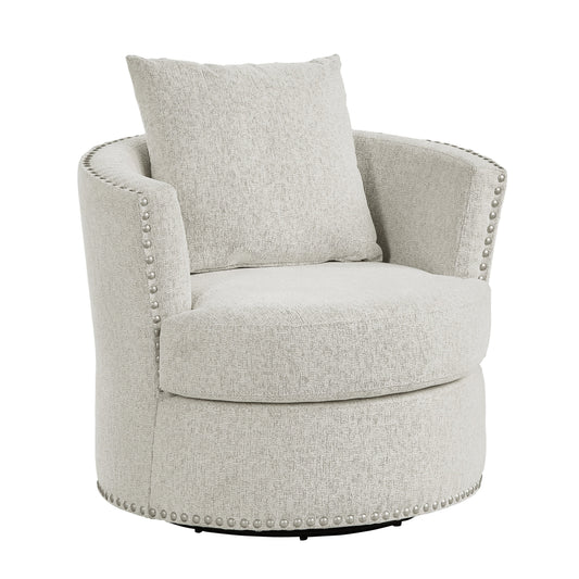 Morelia Beige Swivel Chair