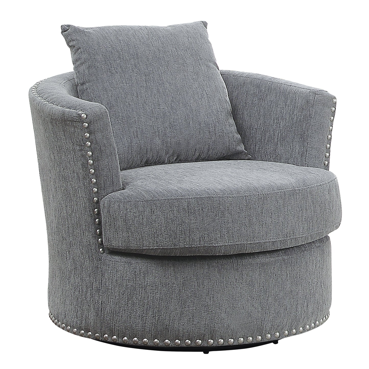 Morelia Dark Gray Swivel Chair