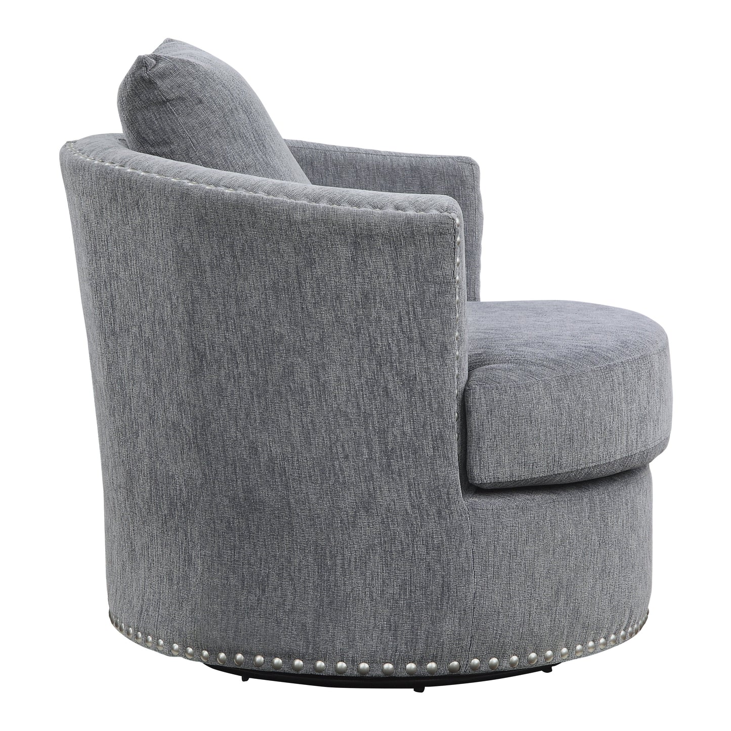 Morelia Dark Gray Swivel Chair