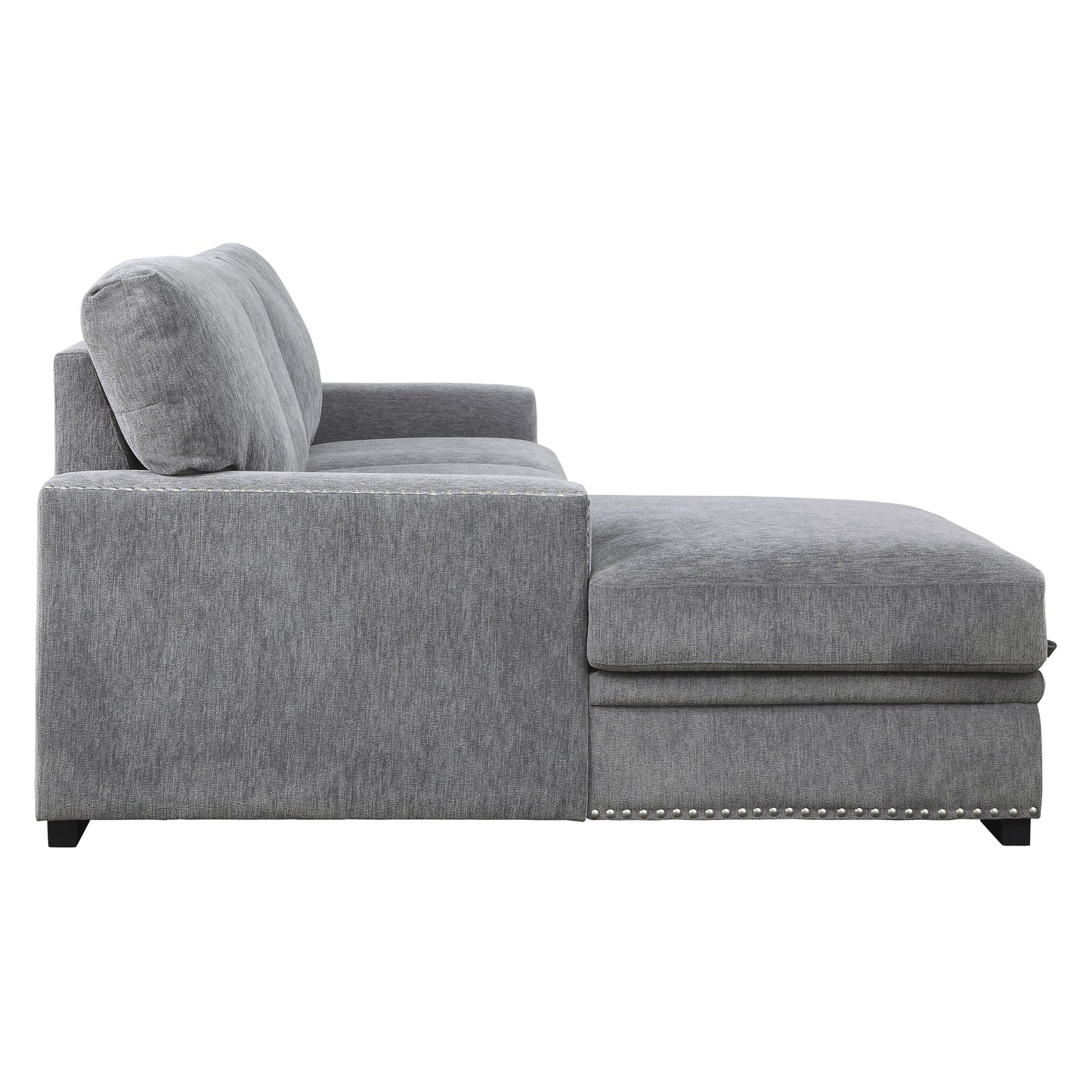 Morelia Gray LAF Storage Sleeper Sofa Chaise