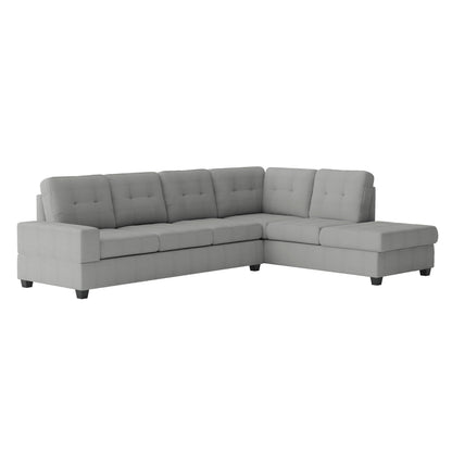 Maston Light Gray Reversible Sectional