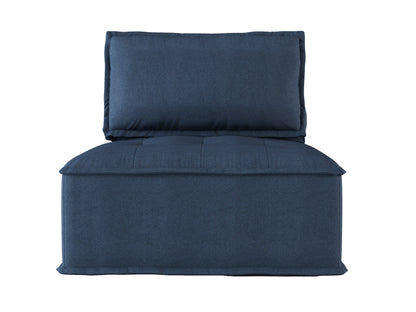 Ulrich Blue Modular Loveseat