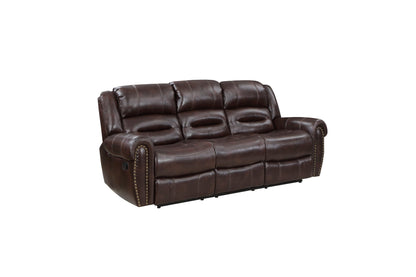 Center Hill Brown Reclining Living Room Set