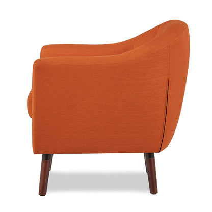 Lucille Orange Accent Chair