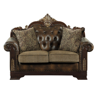 Croydon Dark Cherry Loveseat