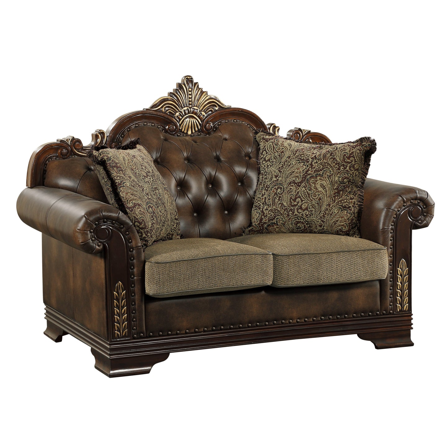 Croydon Dark Cherry Loveseat