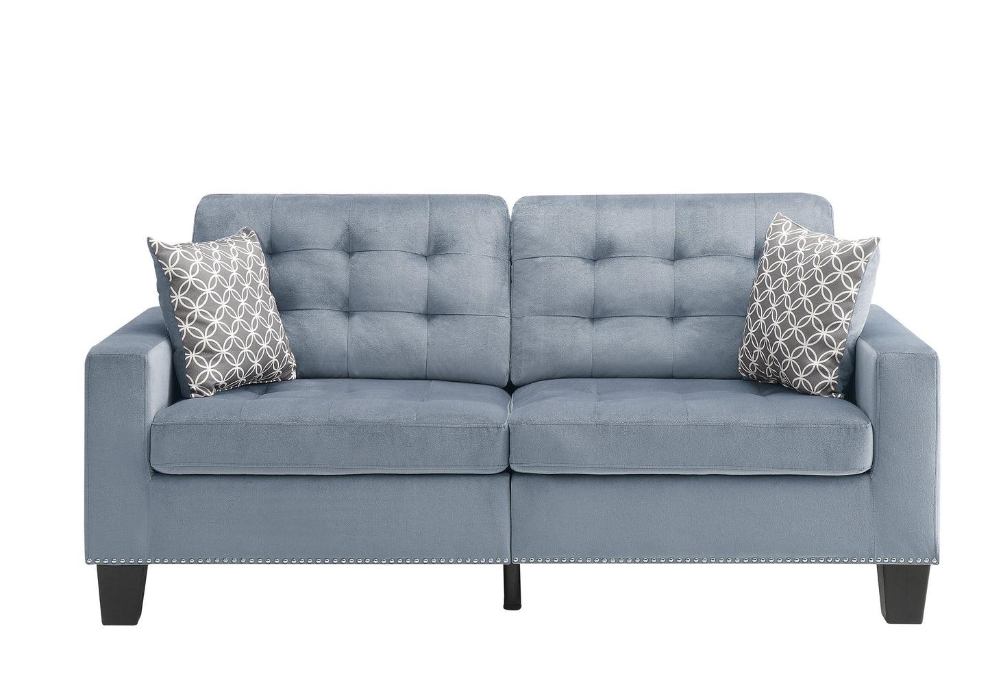 Lantana Gray Classic Sofa