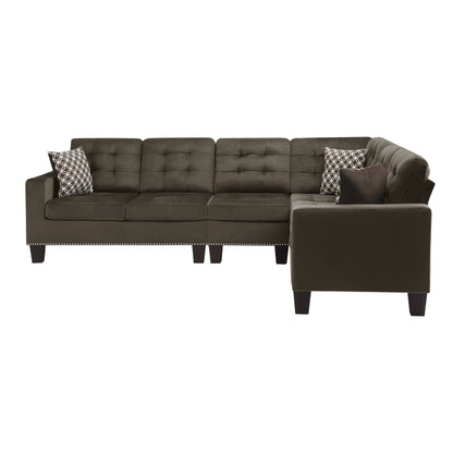 Lantana New Chocolate Reversible Sectional