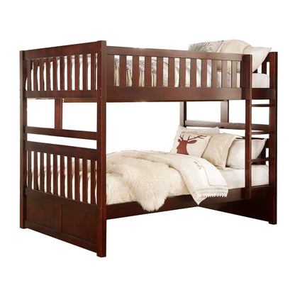 Rowe Dark Cherry Full/Full Bunk Bed