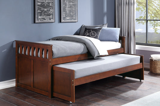 Rowe Dark Cherry Twin/Twin Bed