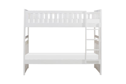 Galen White Twin/Twin Bunk Bed