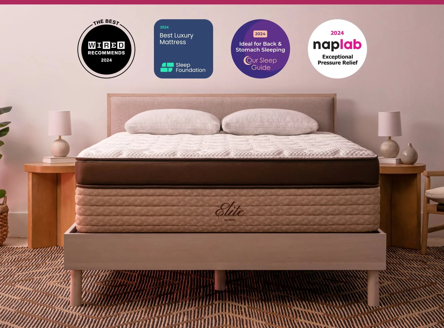 Helix Dusk Elite Hybrid Mattress - Mattress on Demand