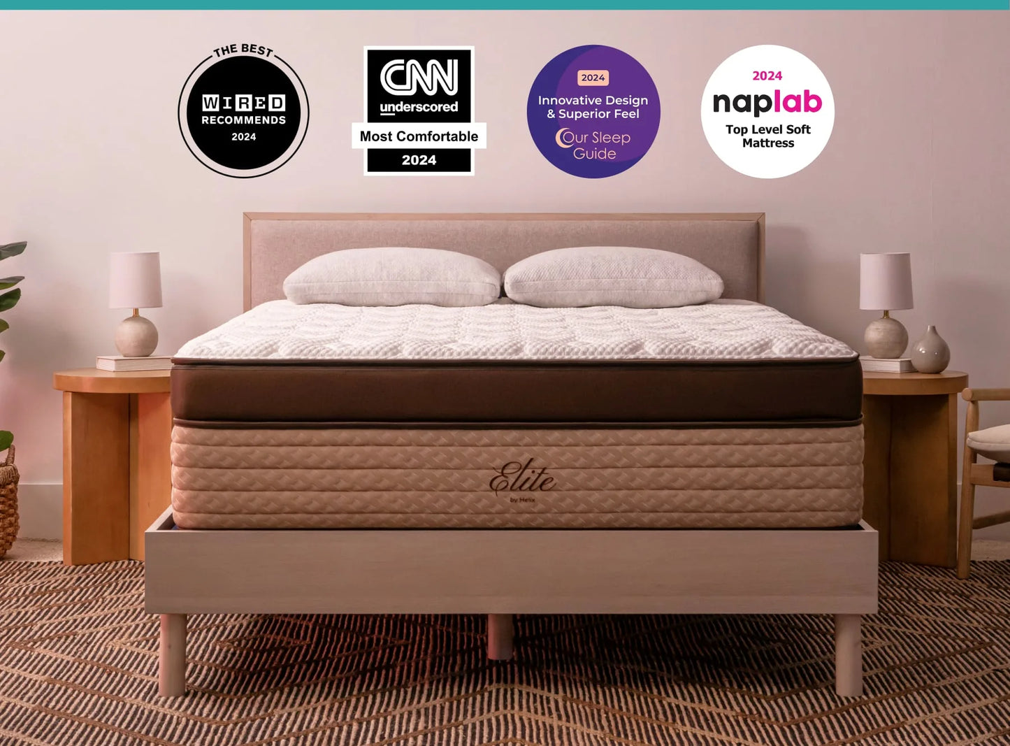 Helix Sunset Elite Hybrid Mattress - Mattress on Demand