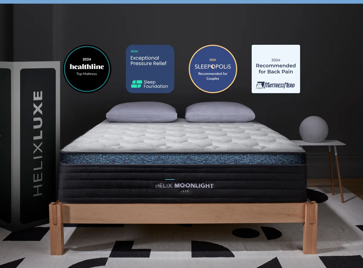 Helix Moonlight Luxe Hybrid Mattress - Mattress on Demand