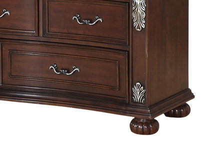 Rosanna Traditional Style Dresser in Cherry finish Wood