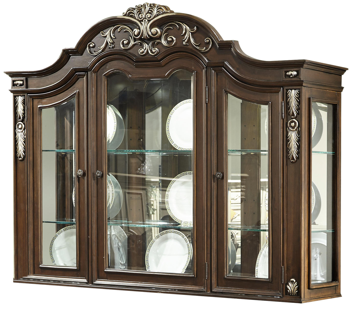 Rosanna Traditional Style Dining Hutch in Cherry finish Wood