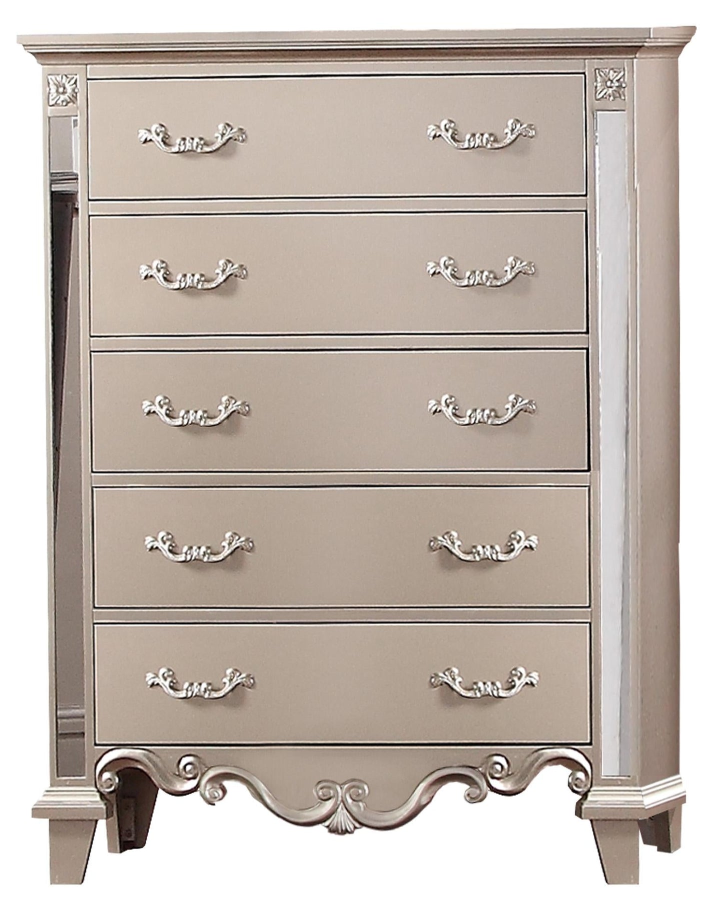 Sonia Contemporary Style Chest in Beige finish Wood