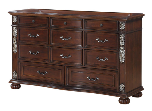 Rosanna Traditional Style Dresser in Cherry finish Wood