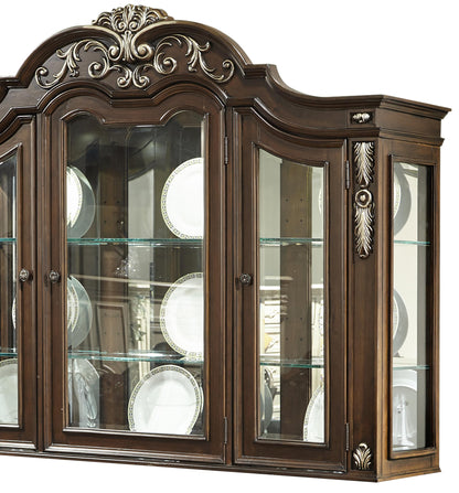 Rosanna Traditional Style Dining Hutch in Cherry finish Wood