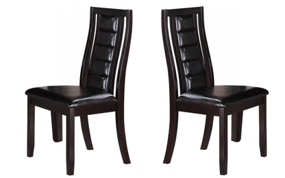 Era Transitional Style Dining Chair in Espresso finish Wood